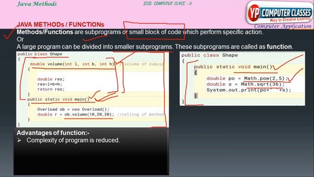 Lecture 1 - Methods in Java | Functions in Java | icse computer class 10 functions | Theory смотреть онлайн