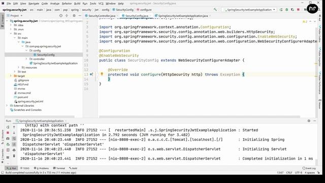 Spring Security with database authentication - part 1 смотреть онлайн