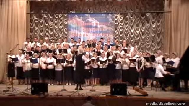 Сводный хор - Чудная милость Божья (Пение) смотреть онлайн