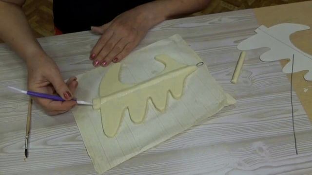 Подвеска , елочка из соленого теста - 1часть смотреть онлайн