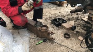 Ремонт направляющего колеса трактора ДТ-75 АГРОМАШ ТГ-90