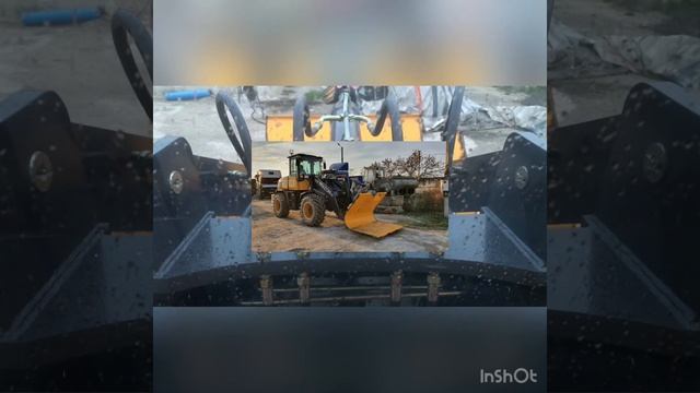 Обрезка ковша фронтального погрузчика BIZON 933 смотреть онлайн