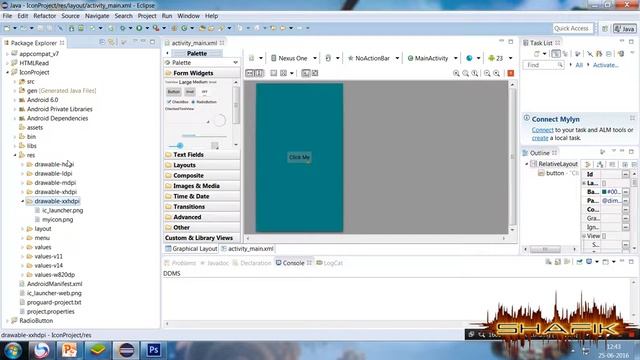 How to make the icon for android application project using photoshop and change the icon in android смотреть онлайн