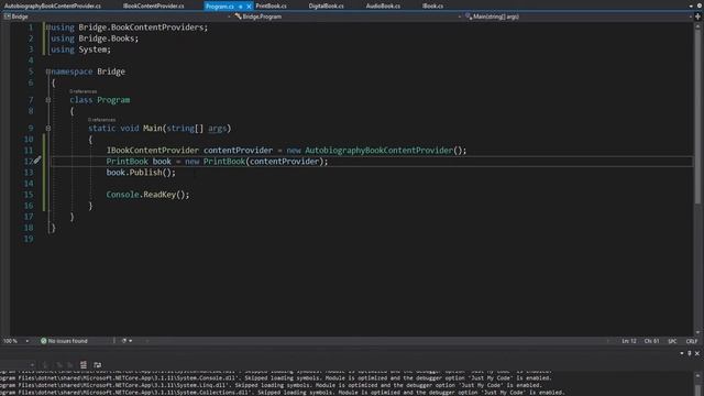 Bridge Pattern - DESIGN PATTERNS (C#/.NET) смотреть онлайн