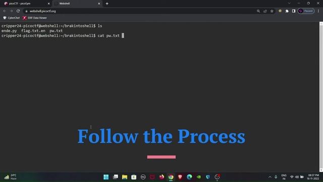 PicoCTF- Python Wrangling смотреть онлайн