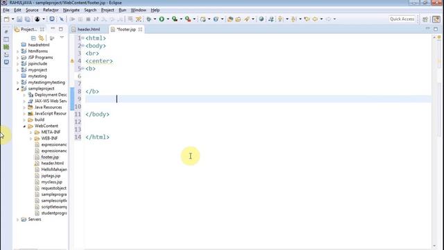 Including pages into a JSP page смотреть онлайн