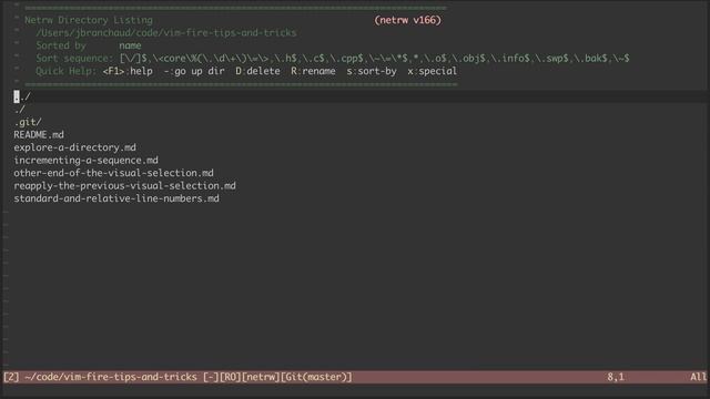 Explore a Directory | Vim ? Tips and Tricks смотреть онлайн