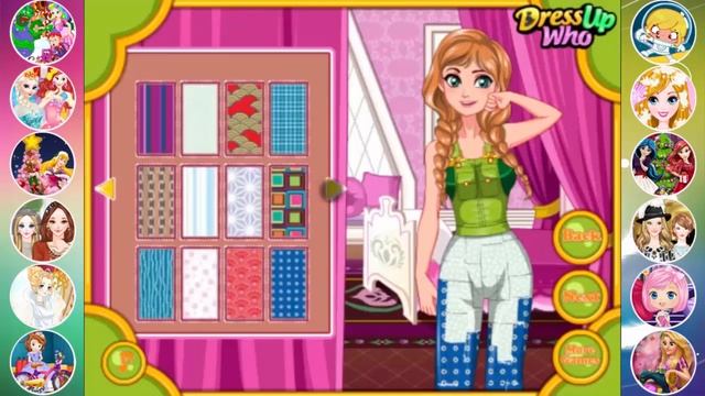 Anna's Patchwork Overalls - Princess Game Walkthrough - Video Games for Kids смотреть онлайн