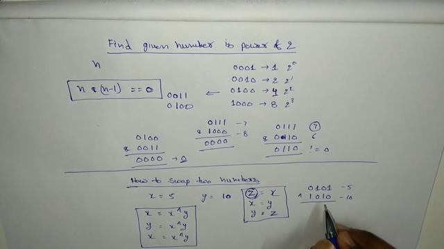 Swap two numbers using XOR Operator without using extra variable смотреть онлайн