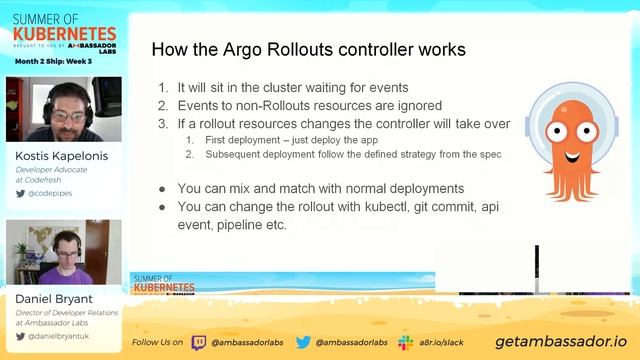 Summer of Kubernetes: Ship Week 3: Progressive Delivery and Canary Releases with Argo Rollouts смотреть онлайн