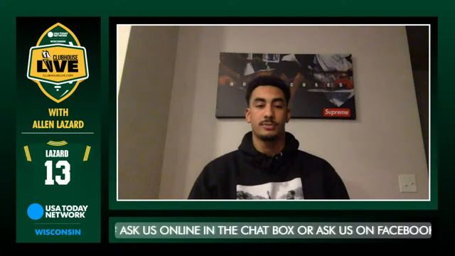 Clubhouse Live with Packers' Allen Lazard and Jordan Love смотреть онлайн