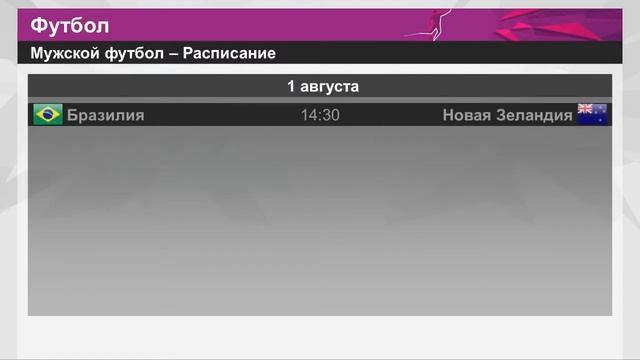 Футбол - Расписание - Мужчины смотреть онлайн