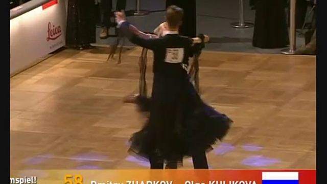 Dmitry Zharkov & Olga Kulikova Solo Waltz IDSF World Standard Championships 2010 смотреть онлайн