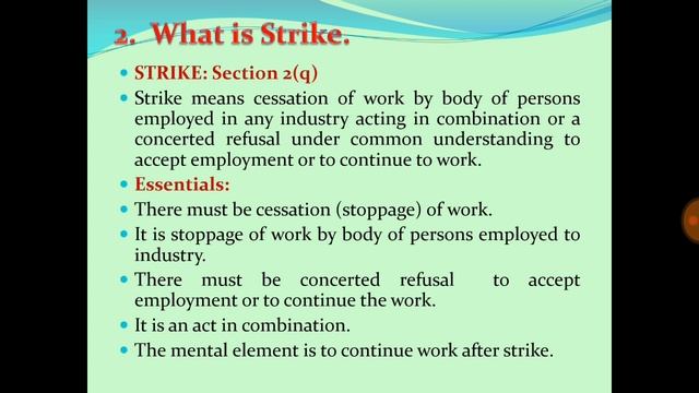 Strike and Lock out under I. D. Act смотреть онлайн