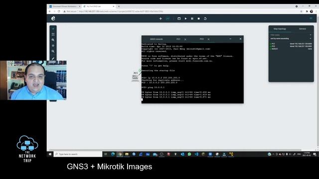 Install GNS3 VM + Mikrotik on VMWare - Mikrotik Tutorial смотреть онлайн