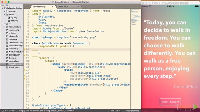 Animations with LayoutAnimation in react native смотреть онлайн