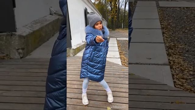 Детская зимняя куртка для девочки (рост от 110 до 158) смотреть онлайн