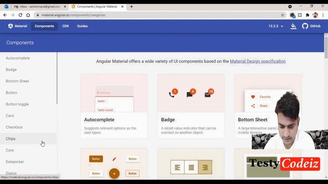 03 Angular material tutorials, Angular mat Tooltip example, Angular Material with Testycodeiz смотреть онлайн