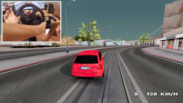 Skoda Octavia Estate GTA San Andreas ? LOGITECH G29 ENB GRAPHIC REVIEW