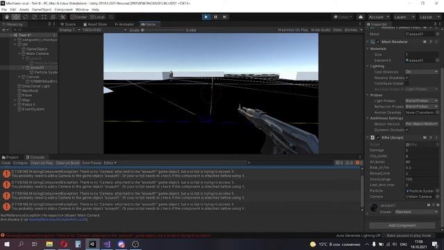 Unity: Реализация стрельбы различных типов смотреть онлайн