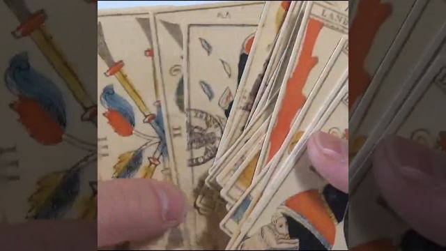 Tarot de Marseille Lando 1832, reprinted under the direction of Giordano Berti #short смотреть онлайн