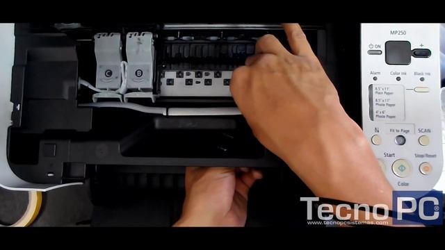 Instalación de sistema de tinta en Canon MP250 смотреть онлайн