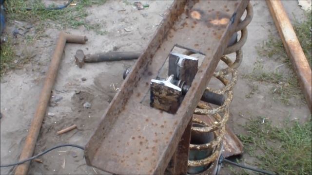 как сделать дровокол своими руками\ how to make log splitter смотреть онлайн