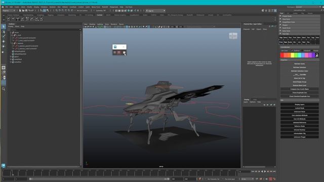 Maya Poly Tool R&D - outLiner prune смотреть онлайн