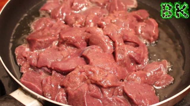 КАК ПРАВИЛЬНО ЖАРИТЬ ПЕЧЕНЬ С ЛУКОМ, ВКУСНО, ПРОСТО И БЫСТРО ⭐ смотреть онлайн