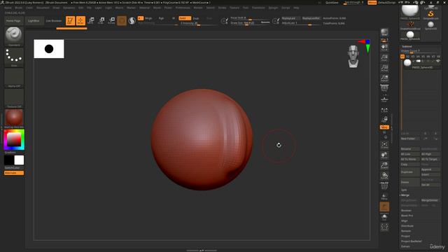 4. Introduction to ZBrush Interface Part 1 смотреть онлайн