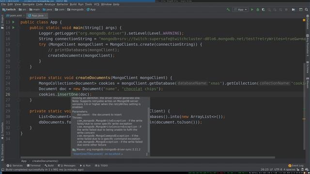 Developing with MongoDB and Java смотреть онлайн