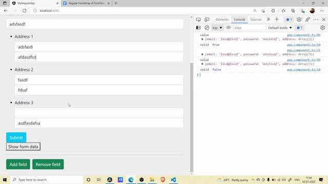 19 Angular FormArray + FormGroup | Part 5 | Angular in Tamil смотреть онлайн