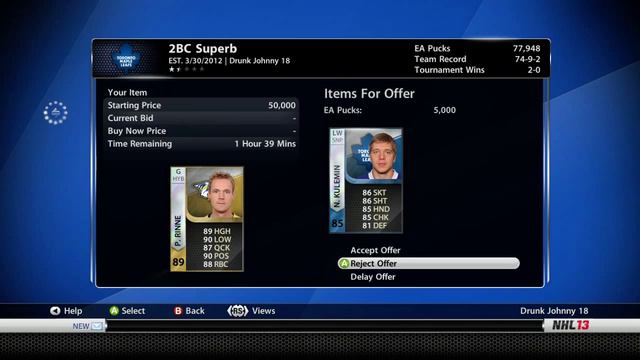NHL 13: HUT Series - 2BCSuperb ep. 45 "Superstar Trade Day 2/3" смотреть онлайн