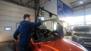 LADA VESTA. ЗАМЕНА ЛОБОВОГО СТЕКЛА.