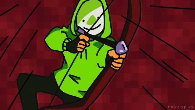 he's got a fishing rod! | Dream Minecraft Manhunt ANIMATIC смотреть онлайн