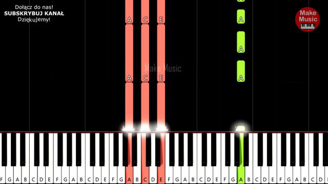 CICHA WODA BRZEGI RWIE (Zbigniew Kurtycz) - Piano Keyboard Tutorial смотреть онлайн