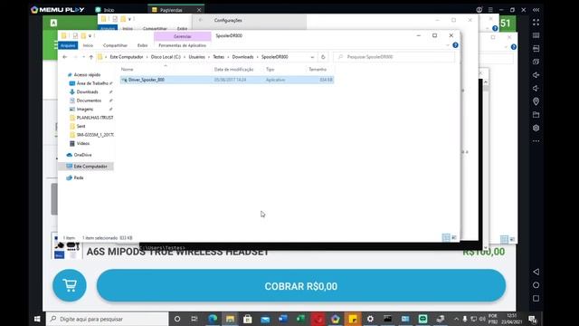 Impressora DARUMA DR800 dá erro no SPOOLER - SOLUÇÃO смотреть онлайн