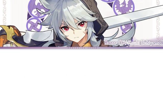 〘 Short Lyrics Rom / Kan  〙✦『 Seika』✦✧ Razor ( JP CV : Kōki Uchiyama )✧「Genshin Impact」 смотреть онлайн