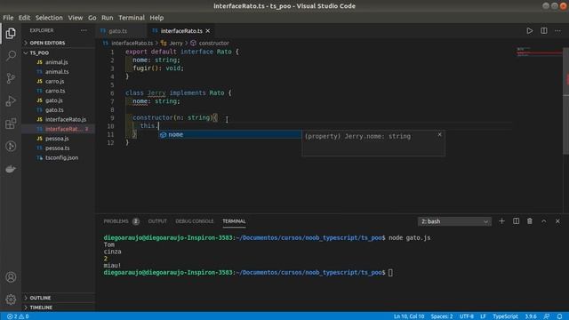 Curso POO Typescript Aula 04 - Classes Abstratas e Interfaces - Para Iniciantes смотреть онлайн