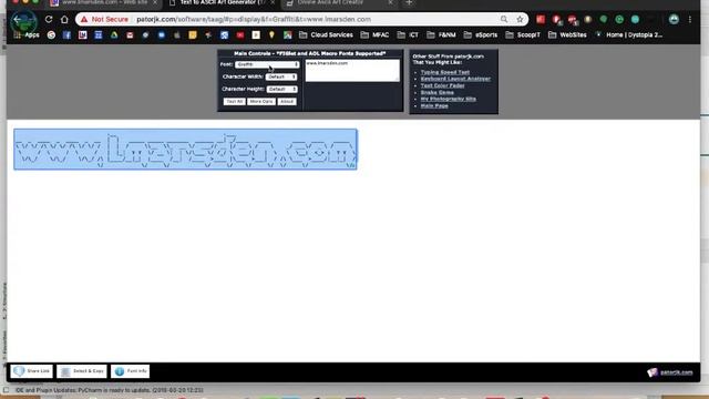 Python - Creating and using ASCII Art in your UI / GUI смотреть онлайн