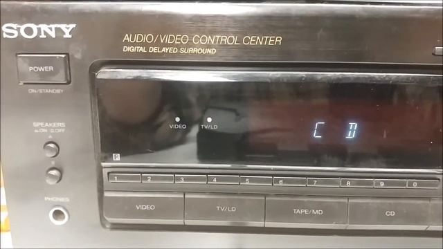 Sony Receiver STR-D565 And Sony CD Player CDP-211. *First Video Of The Electronics Series*