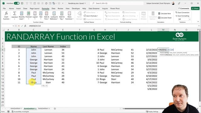 RANDARRAY Function in Excel смотреть онлайн