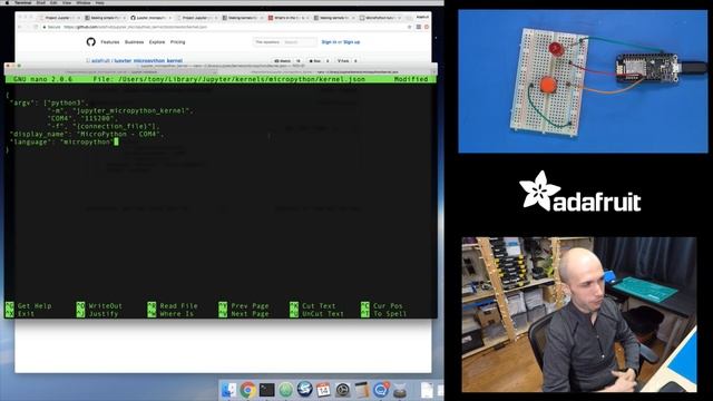 MicroPython Jupyter notebook kernel with Tony D! @micropython @ProjectJupyter смотреть онлайн