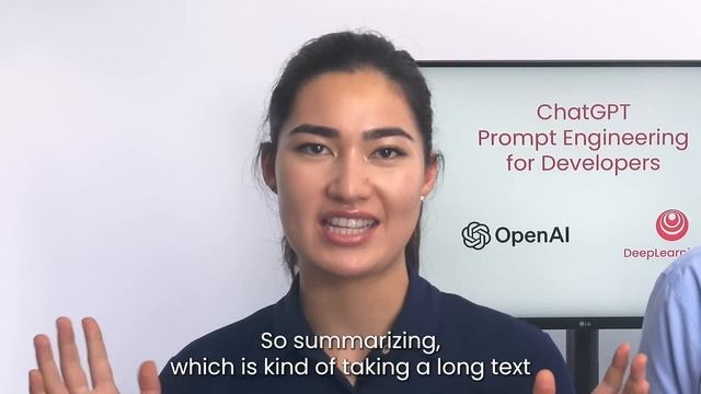 ChatGPT Prompt Engineering for Developers: A short course from OpenAI and DeepLearning.AI смотреть онлайн