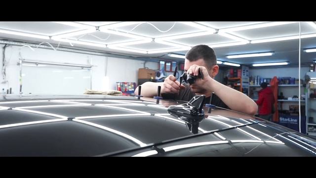 Оклейка Audi a6 в пленку от компании 3M satin dark grey смотреть онлайн