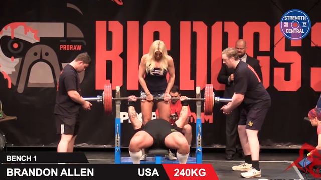 Brandon Allen - 3rd Place Big Dogs 3 ($6000) - 1102.5 kg Total смотреть онлайн