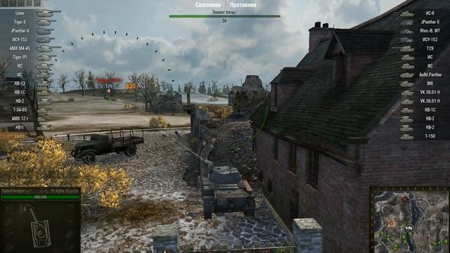 Быстрая победа немецкого танка Pz.Kpfw. II Lucus. в игре World Of Tanks