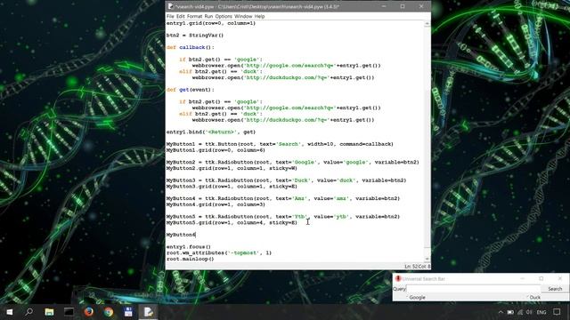 Voice Search with Tkinter and Python - 4 - GUI and Buttons смотреть онлайн