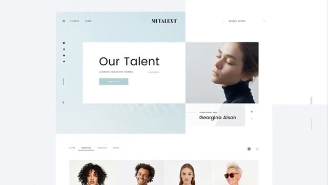 Photoshop CS6 Free Download – Personal Modelling Website Template смотреть онлайн