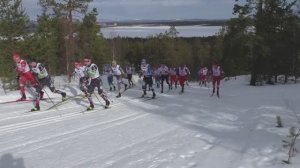 Большунов выиграл лыжную гонку: супермарафон в Мончегорске 70 км. Чемпионат России по лыжным гонкам.